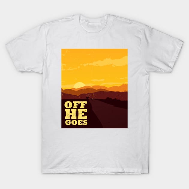 Off He Goes T-Shirt by TKsuited